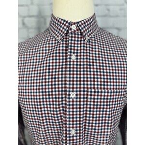 Hawker Rye Men M Long Sleeve Button Down Shirt Stretch Oxford Multicolor